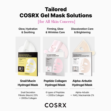 Cosrx The Alpha-Arbutin Discoloration Care maseczka hydrożelowa do ujednolicenia kolorytu skóry