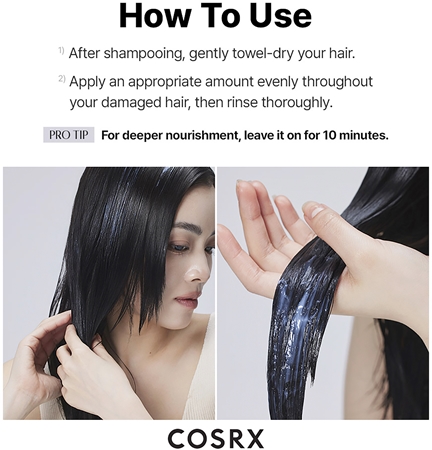 Cosrx Peptide - 132 Ultra Perfect Hair Bonding Treatment intensywna odżywka do włosów zniszczonych