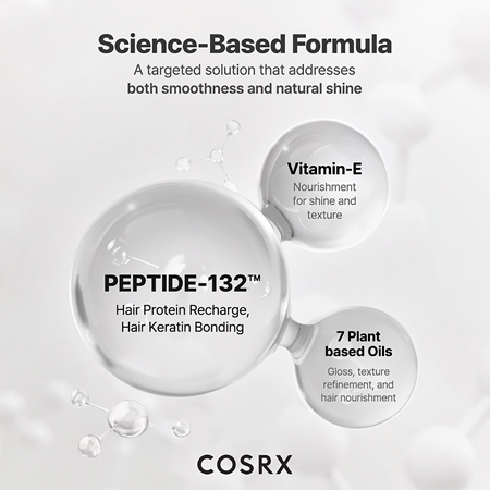 Cosrx Peptide - 132 Ultra Perfect Hair Bonding Oil Serum nawilżający i odżywczy olejek do włosów do wzmocnienia włosów