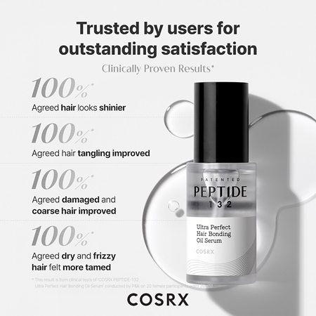 Cosrx Peptide - 132 Ultra Perfect Hair Bonding Oil Serum nawilżający i odżywczy olejek do włosów do wzmocnienia włosów