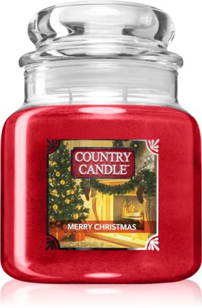 Country Candle Merry Christmas vonná svíčka