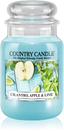 Country Candle Cilantro, Apple & Lime vonná sviečka