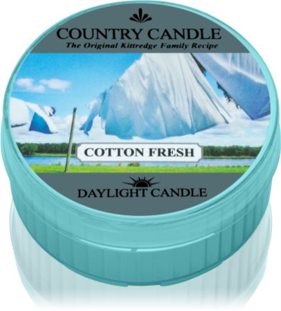 Country Candle Cotton Fresh teamécses