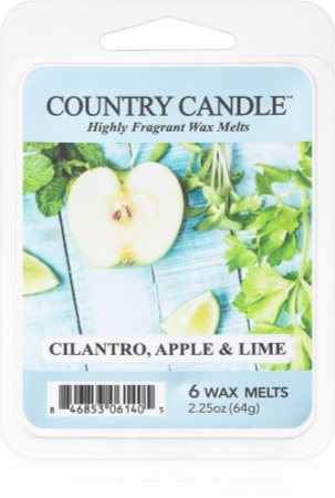 Country Candle Cilantro, Apple & Lime wosk zapachowy