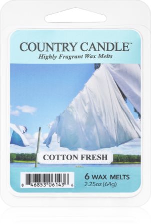 Country Candle Cotton Fresh illatos viasz aromalámpába