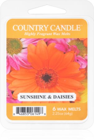 Country Candle Sunshine & Daisies vosak za aroma lampu