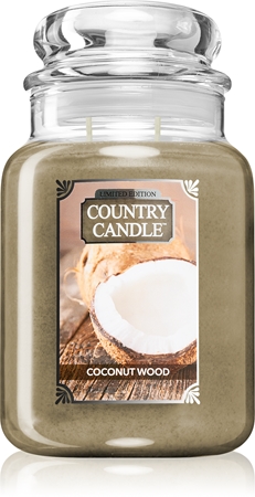 Country Candle Coconut Wood bougie parfumée
