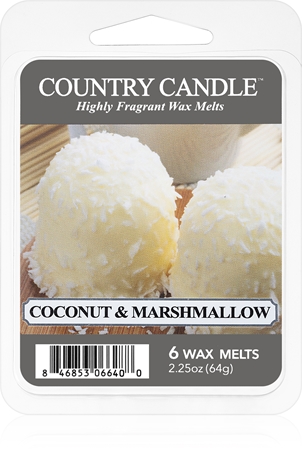 Country Candle Coconut & Marshmallow cera derretida aromatizante