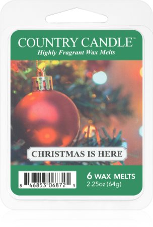 Country Candle Christmas Is Here wachs für aromalampen