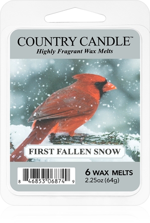 Country Candle First Fallen Snow tartelette en cire