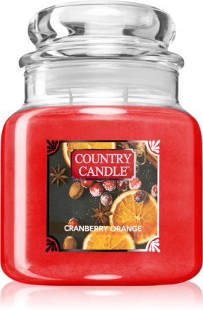 Country Candle Cranberry Orange vela perfumada