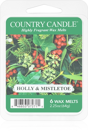 Country Candle Holly & Mistletoe vosk do aromalampy