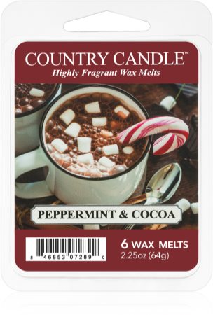 Country Candle Peppermint & Cocoa vosak za aroma lampu