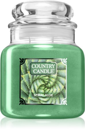 Country Candle Spiral Aloe mirisna svijeća