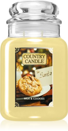 Country Candle Milk & Cookies vonná sviečka