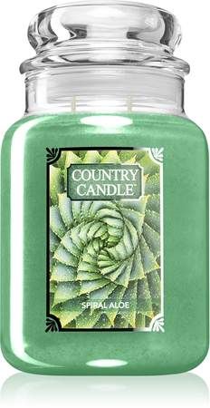 Country Candle Spiral Aloe mirisna svijeća