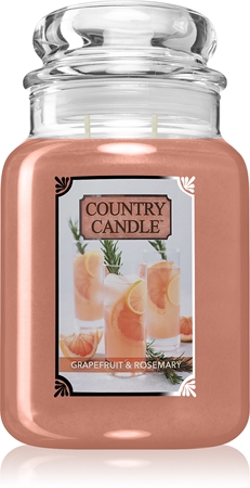 Country Candle Grapefruit & Rosemary vonná svíčka