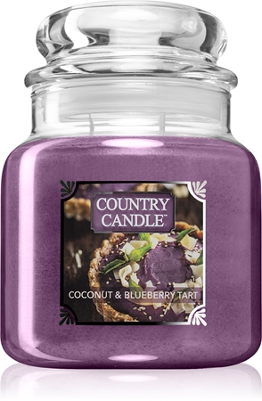 Country Candle Coconut & Blueberry Tart vonná svíčka