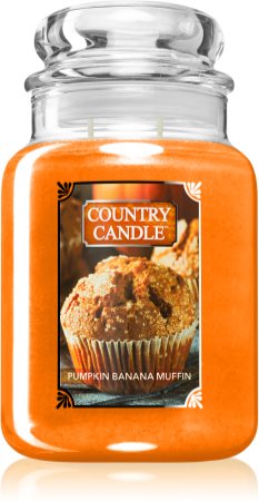 Country Candle Pumpkin Banana Muffin aromatizēta svece