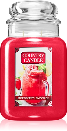 Country Candle Strawberry Lemonade vela perfumada