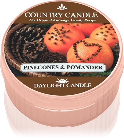Country Candle Pinecone & Pomander Teelicht