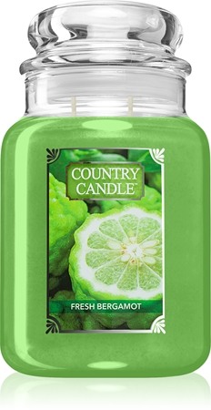 Country Candle Fresh Bergamot scented candle