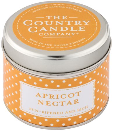 Country Candle Apricot Nectar Scented Candle   in Tin