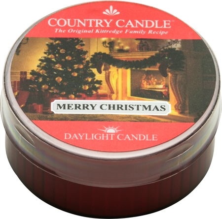 Country Candle Merry Christmas čajna sveča