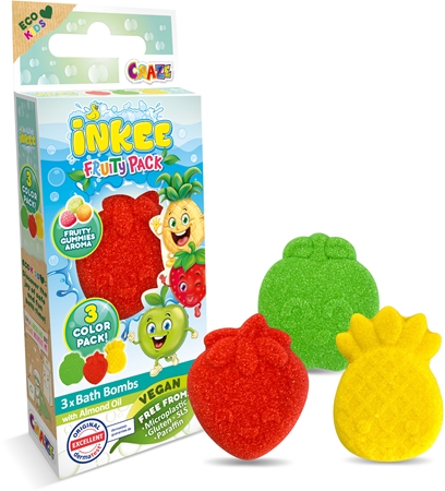 Craze INKEE Fruity Pack kylpypommi