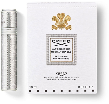 Creed Travel Atomiser Silver/Silver plniteľný rozprašovač parfémov