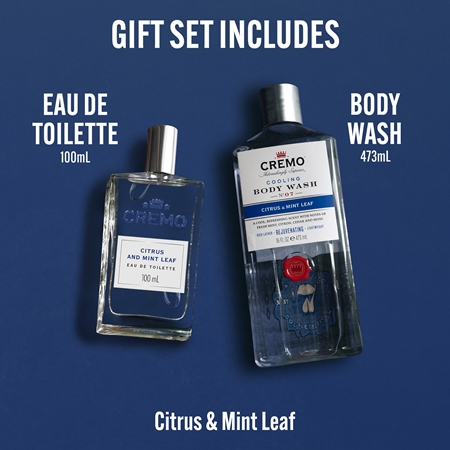 Cremo Citrus & Mint Leaf Gift Set lahjasetti miehille