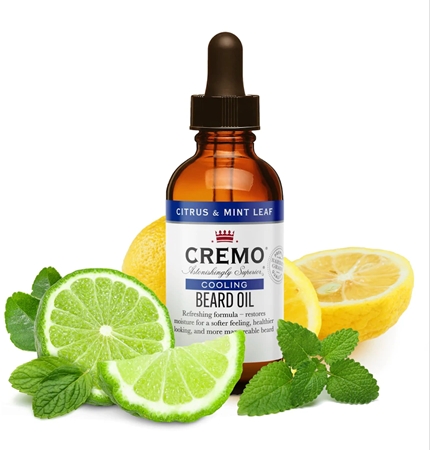Cremo Cooling Beard Oil Citrus & Mint Leaf olej na vousy