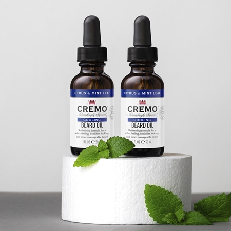 Cremo Cooling Beard Oil Citrus & Mint Leaf olej na vousy