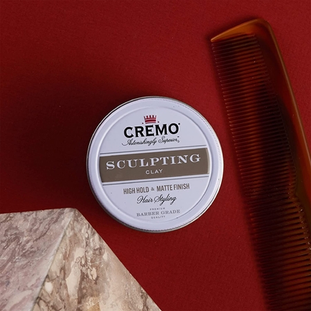 Cremo Hair Styling Sculpting Clay High Hold stiling glina z ekstra močnim utrjevanjem