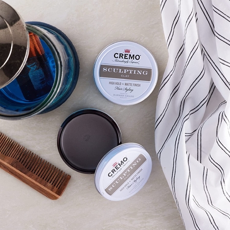 Cremo Hair Styling Sculpting Clay High Hold stiling glina z ekstra močnim utrjevanjem
