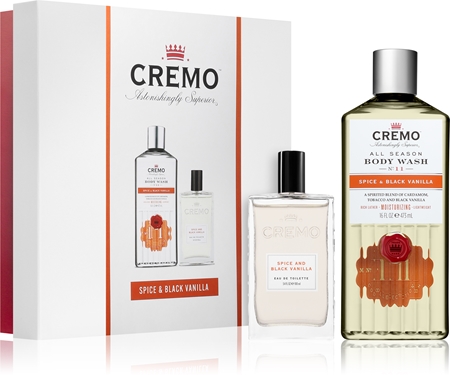 Cremo Spice & Black Vanilla Gift Set poklon set za muškarce