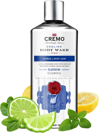 Cremo Citrus & Mint Leaf miesten suihkugeeli