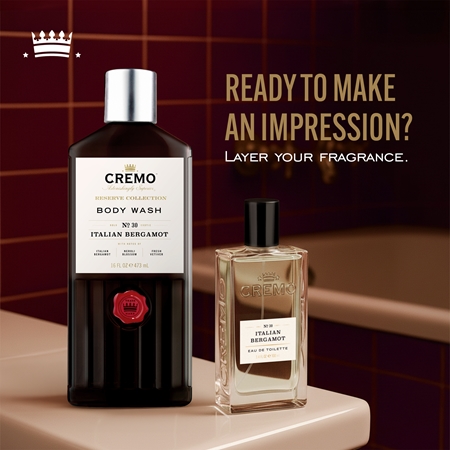 Cremo Italian Bergamot тоалетна вода за мъже
