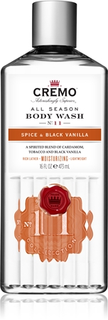 Cremo Spice & Black Vanilla душ гел за мъже