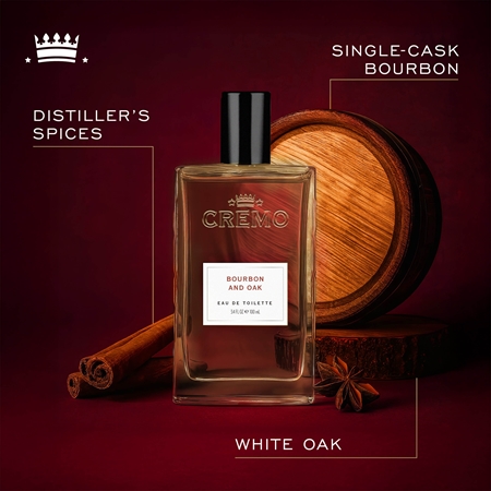 Cremo Bourbon & Oak Eau de Toilette til mænd Woody & Ambery