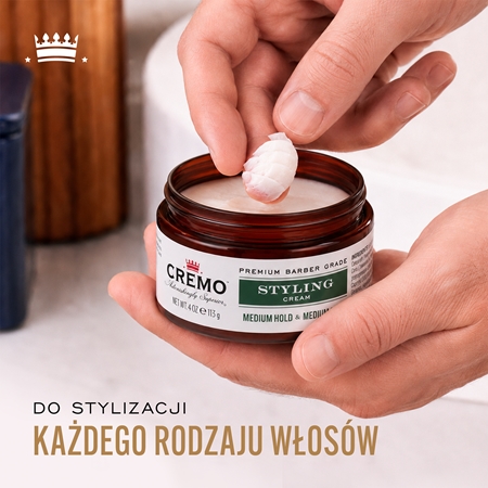 Cremo Hair Styling Cream Medium Styling nawilżający krem do stylizacji do włosów
