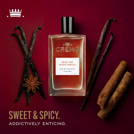 Cremo Spice & Black Vanilla toaletna voda za muškarce Sweet & Spicy