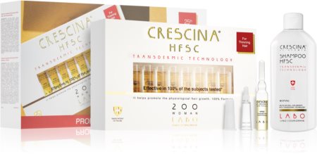 Crescina Transdermic 200 Re-Growth set (Against Hair Loss) for Women |  