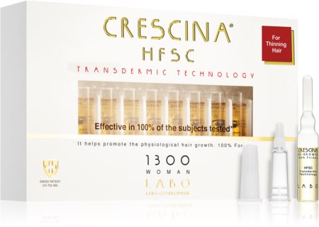 Crescina Transdermic 1300 Re-Growth vård som främjar hårtillväxten För kvinnor