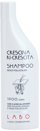 Crescina Re-Growth Follicular Islands 1900 champô para queda de cabelo intermediária para homens
