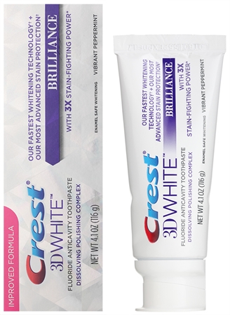 Crest 3D White Brilliance fogkrém A fényes fehér fogakért