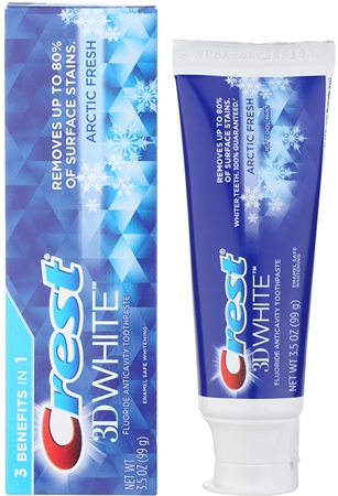 Crest 3D White Arctic Fresh Toothpaste for Sparkly White Teeth and Fresh Breath