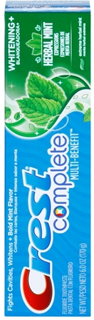 Crest Complete Herbal Mint Whitening+ Toothpaste with Whitening Effect