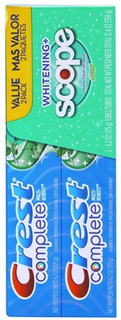 Crest Complete Scope Whitening+ Toothpaste with Whitening Effect