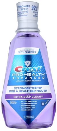 Crest Pro-Health Advanced Mouthwash for Fresh Breath and Gum Protection